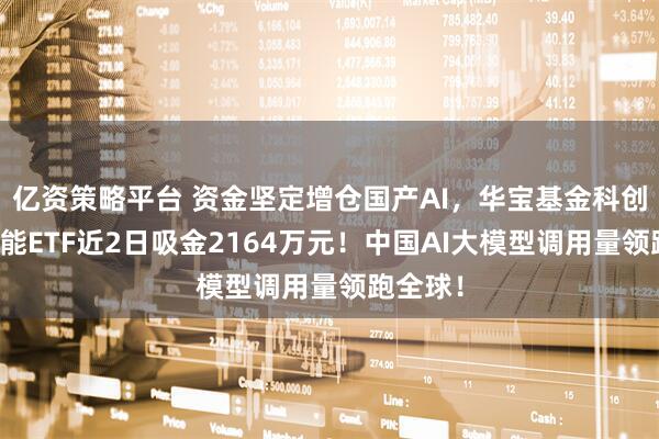 亿资策略平台 资金坚定增仓国产AI，华宝基金科创人工智能ETF近2日吸金2164万元！中国AI大模型调用量领跑全球！